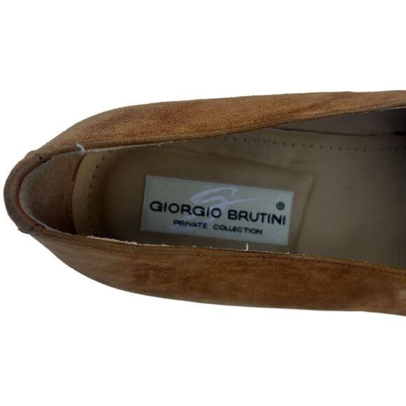 Giorgio Brutini Men’s Brown Leather  Strap Buckle Shoes Adjustable Size 13 M main image 7